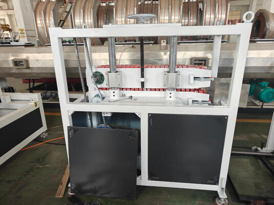 PP Spiral Pipe Extrusion Line Including 100m roll Winding Machine and HDPE Pipe Material for Industrial Pipe Solutions