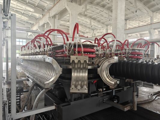 Customized Corrugated Pipe Production Line Featuring 38CrMoAlA Barrel Material Designed For Extrusion And Long Service Life