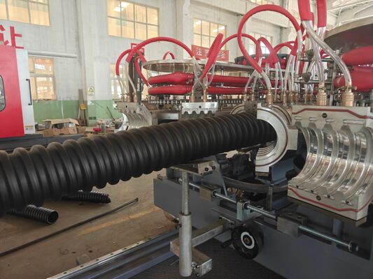 Double-wall Socket Joint hdpe pipe making machine capable of producing pvc pe mpp pa hdpe pipes with precision and durability