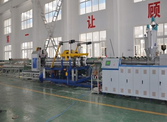 Air Cooling 320kg/H 110kw OD500mm PE Pipe Extrusion Line