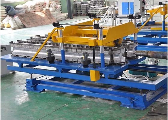 8m/Min plastic Single Wall Corrugated Pipe Extrusion Line