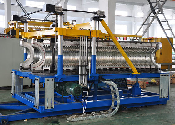 PE HDPE Double Wall Corrugated Pipe Extruder 90mm 300mm