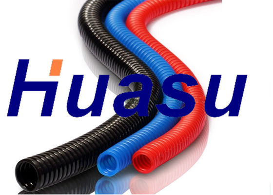 PE Single Wall Corrugated Pipe Machinery For Wires And Cable Passing Pipes Extrusion Line